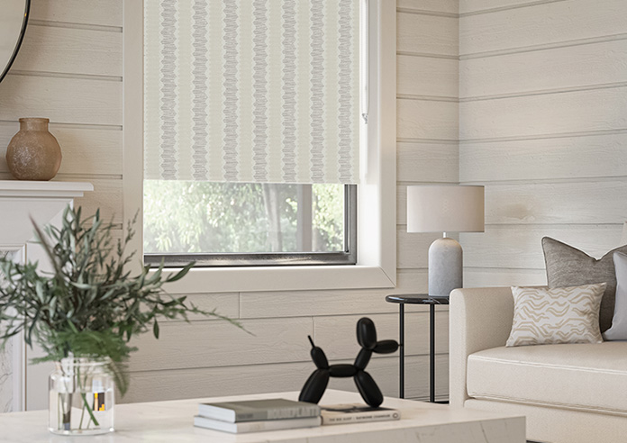 Zig Zag Stripe, Warm Brown - Twist&Fit Roller Blind - Image 5